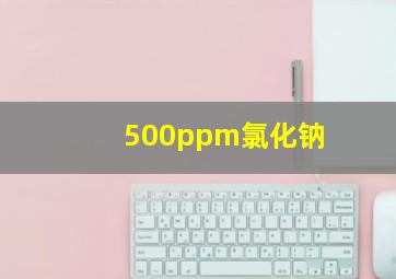 500ppm氯化钠