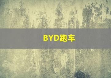 BYD跑车