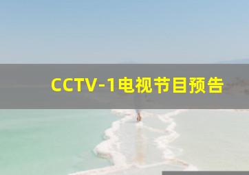 CCTV-1电视节目预告