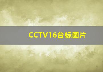 CCTV16台标图片