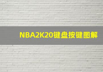 NBA2K20键盘按键图解