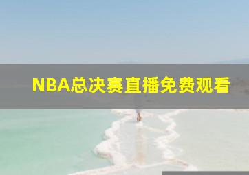 NBA总决赛直播免费观看