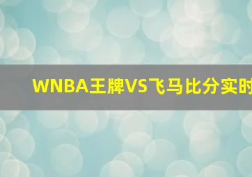 WNBA王牌VS飞马比分实时