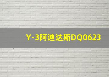 Y-3阿迪达斯DQ0623