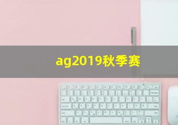 ag2019秋季赛