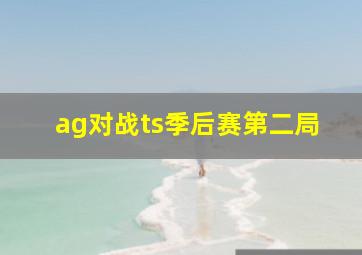 ag对战ts季后赛第二局