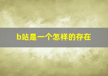 b站是一个怎样的存在