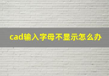 cad输入字母不显示怎么办