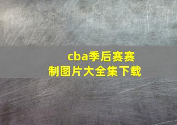 cba季后赛赛制图片大全集下载