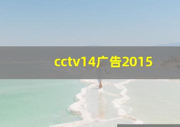 cctv14广告2015