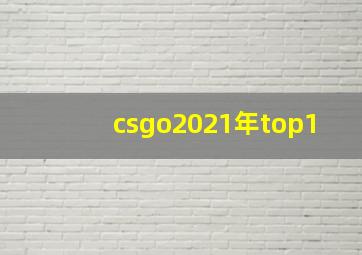 csgo2021年top1