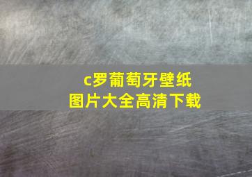 c罗葡萄牙壁纸图片大全高清下载