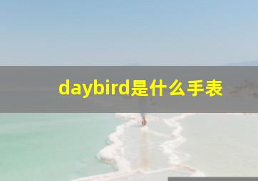 daybird是什么手表