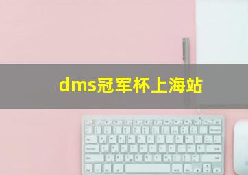 dms冠军杯上海站