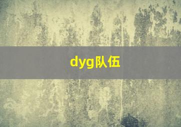 dyg队伍