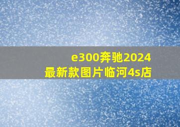 e300奔驰2024最新款图片临河4s店