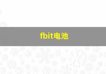 fbit电池