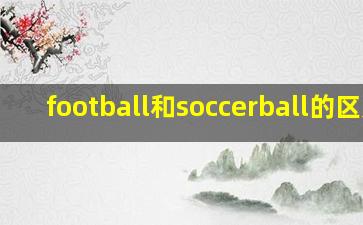 football和soccerball的区别