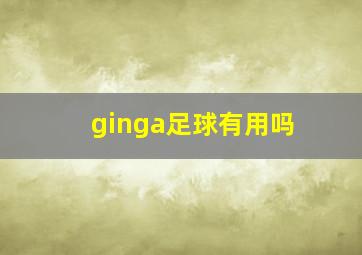 ginga足球有用吗