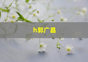 h郭广昌