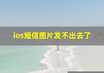 ios短信图片发不出去了