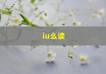 iu么读