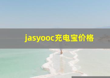 jasyooc充电宝价格