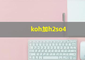 koh加h2so4