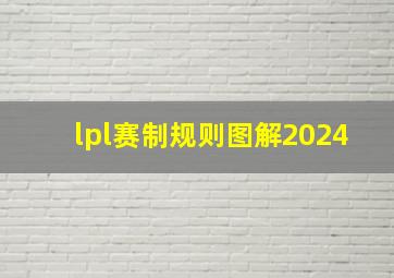 lpl赛制规则图解2024