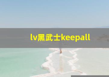 lv黑武士keepall