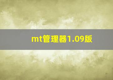 mt管理器1.09版