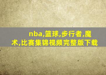 nba,篮球,步行者,魔术,比赛集锦视频完整版下载