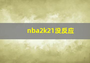 nba2k21没反应