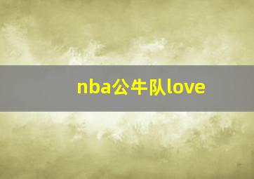 nba公牛队love