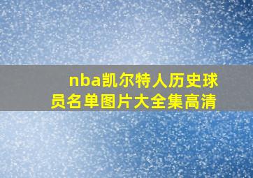 nba凯尔特人历史球员名单图片大全集高清