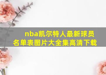 nba凯尔特人最新球员名单表图片大全集高清下载