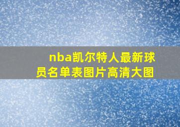 nba凯尔特人最新球员名单表图片高清大图