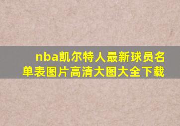 nba凯尔特人最新球员名单表图片高清大图大全下载