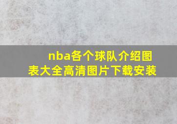 nba各个球队介绍图表大全高清图片下载安装