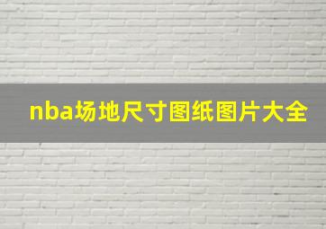 nba场地尺寸图纸图片大全