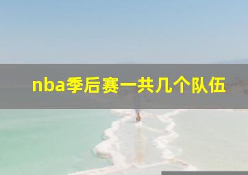 nba季后赛一共几个队伍