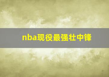 nba现役最强壮中锋