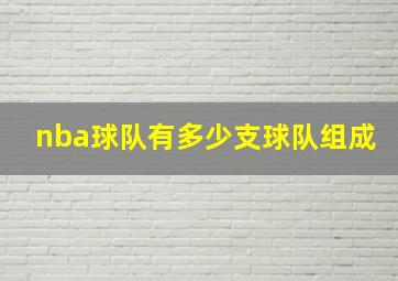 nba球队有多少支球队组成