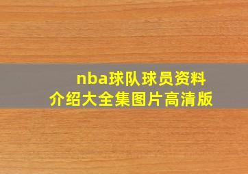 nba球队球员资料介绍大全集图片高清版