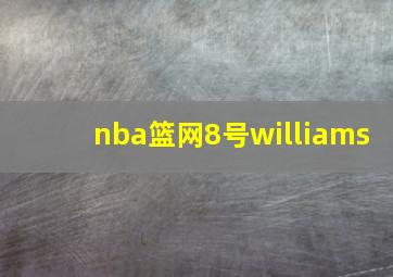 nba篮网8号williams