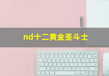 nd十二黄金圣斗士