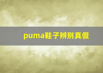 puma鞋子辨别真假