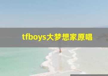 tfboys大梦想家原唱