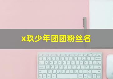 x玖少年团团粉丝名