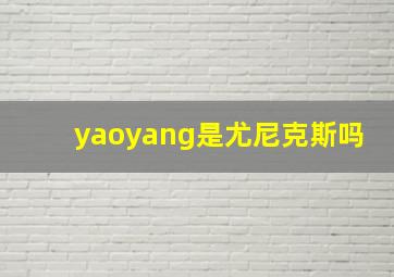 yaoyang是尤尼克斯吗